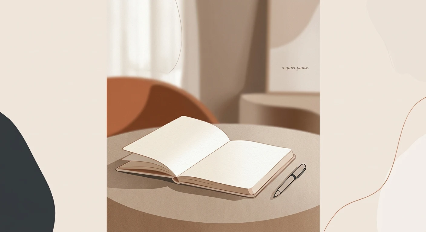 An empty afternoon, a blank calendar, the quiet that feels uncomfortable