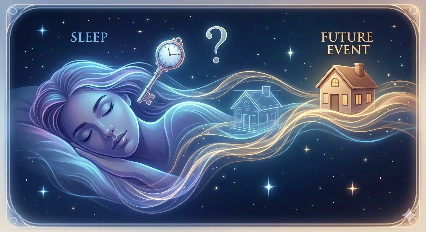 an infographic showing a link between our sleep and future event