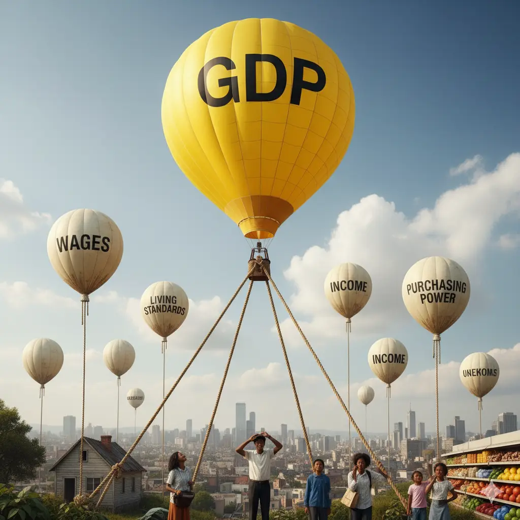 GDP Soars, Lives Snore